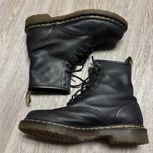 Dr. Martens Black Leather Boots